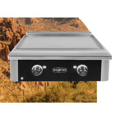 Wildfire 30 Inch Ranch Pro Stainless Steel Built-In Griddle - WF-PRO30GRD-RH-LP