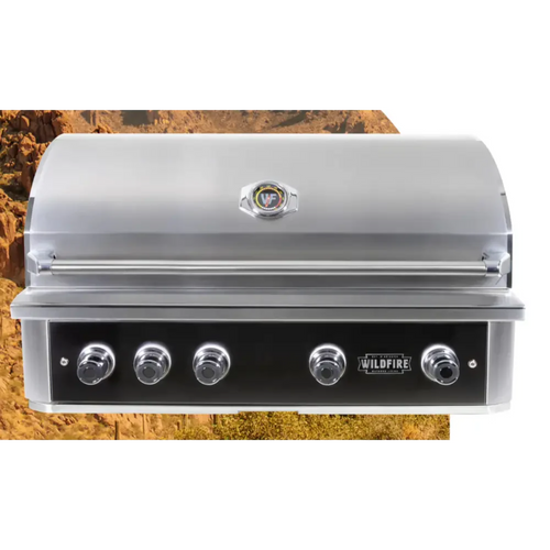 Wildfire 42 Inch Ranch Pro Stainless Steel Built-In Gas Grill  - WF-PRO42G-RH-NG