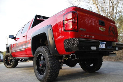 2007 Chevy Silverado 2500 Workhorse Kit - Fab Fours Black Steel Front + Rear Bumpers
