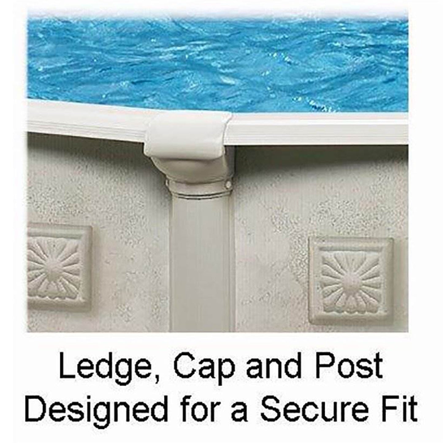 Aquarian Venetian 15' x 52" Round Frame Above Ground Swimming Pool without Liner - 97432