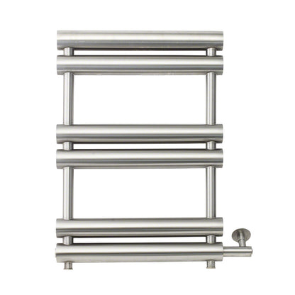 Mr. Steam WX27 6-Bar Wall Mounted Electric Towel Warmer with Digital Timer in Stainless Steel Polished - WX27TSSP