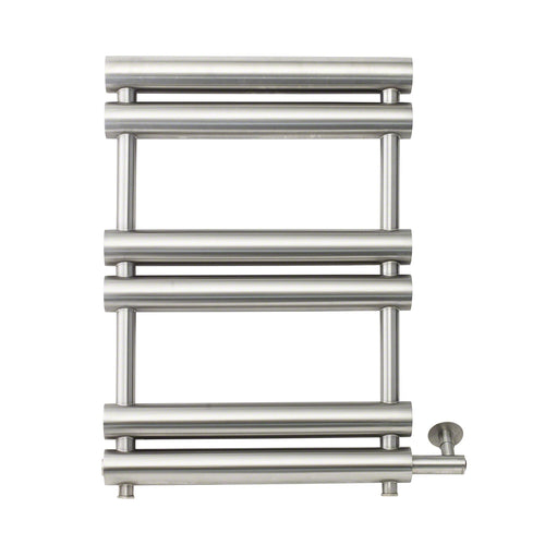 Mr. Steam WX27 6-Bar Wall Mounted Electric Towel Warmer with Digital Timer in Stainless Steel Polished - WX27TSSP