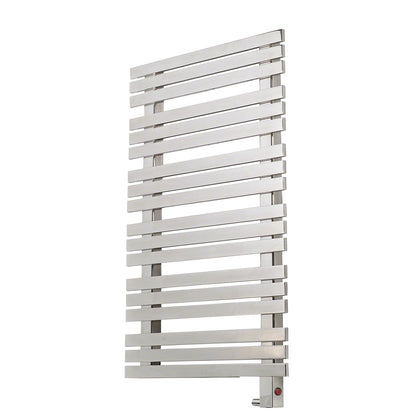 Mr. Steam WX41 18-Bar Wall Mounted Electric Towel Warmer with Digital Timer in Stainless Steel Brushed - WX41TSSB