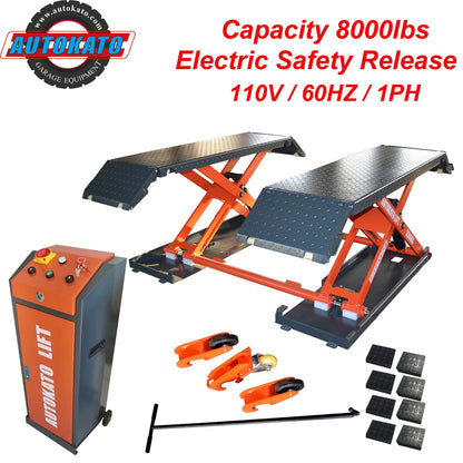 Katool Electric Mid Rise Scissor Lift 8,000 lbs Capacity -  KT-X85
