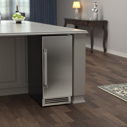 Avanti ELITE Built-in or Freestanding Ice Maker, 15" - IME49U3S-IS