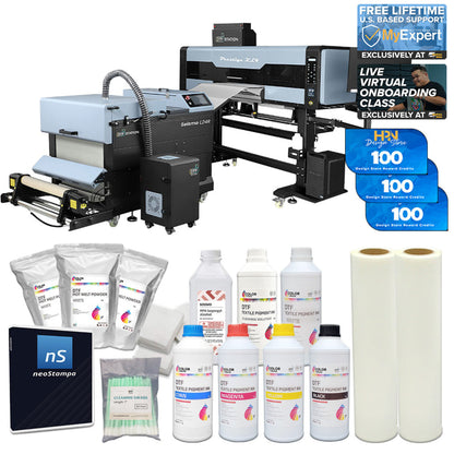 DTF Station Prestige XL4 24" DTF Printer L24R Bundle - BNDL-PRXL4-L24R-PL2-QG-LG