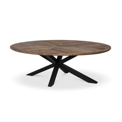 Park Hill Nolan Crossed Leg Oval Dining Table  - EFT26157