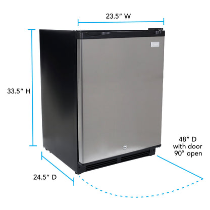 Avanti 5.2 cu. ft. Compact Refrigerator - AR52T3SB