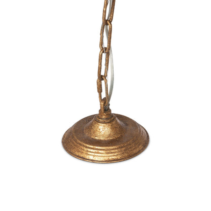 Park Hill Collection St. Augustine Chandelier - Exquisite Gold Spanish Revival Fixture with Hand-Finished Filigree Design - ELH26159