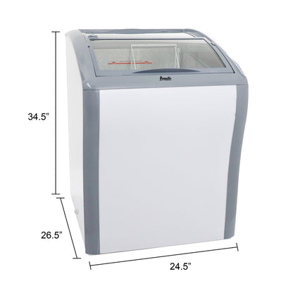 Avanti 4.2 cu. ft. Commercial Sliding Glass Top Freezer or Refrigerator - CFC436Q0WG