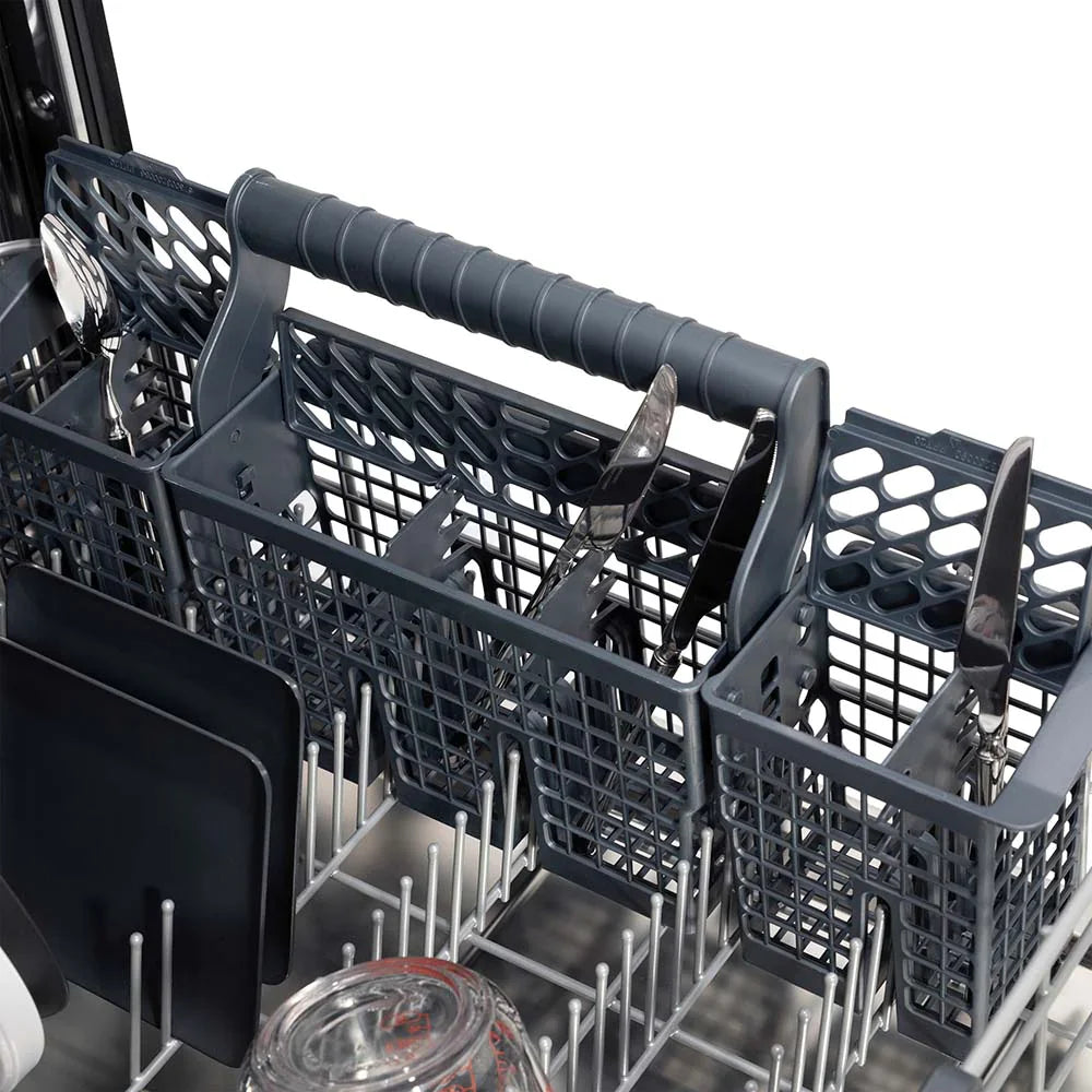ZLINE 24-Inch Monument Series 3rd Rack Top Touch Control Dishwasher in Satin Stainless Steel with Stainless Steel Tub, 45dBa (DWMT-SN-24)