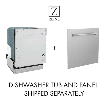 ZLINE 24-Inch Dishwasher in Copper Finish with Stainless Steel Tub and Modern Style Handle (DW-C-24)