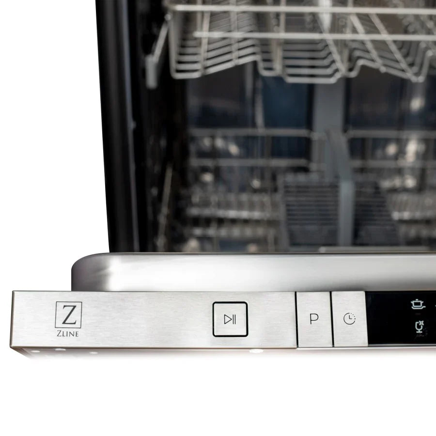 ZLINE 24-Inch Dishwasher in Satin Stainless Steel with Modern Handle (DW-SN-24)