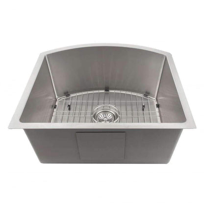 ZLINE 22-Inch Telluride Undermount Single Bowl Stainless Steel Kitchen Sink with Bottom Grid (SCS-22)