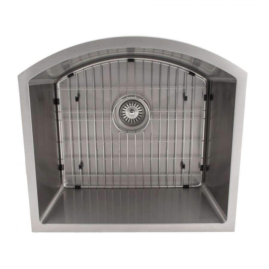 ZLINE 22-Inch Telluride Undermount Single Bowl Stainless Steel Kitchen Sink with Bottom Grid (SCS-22)