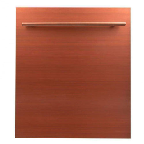 ZLINE 24-Inch Dishwasher in Copper Finish with Stainless Steel Tub and Modern Style Handle (DW-C-24)