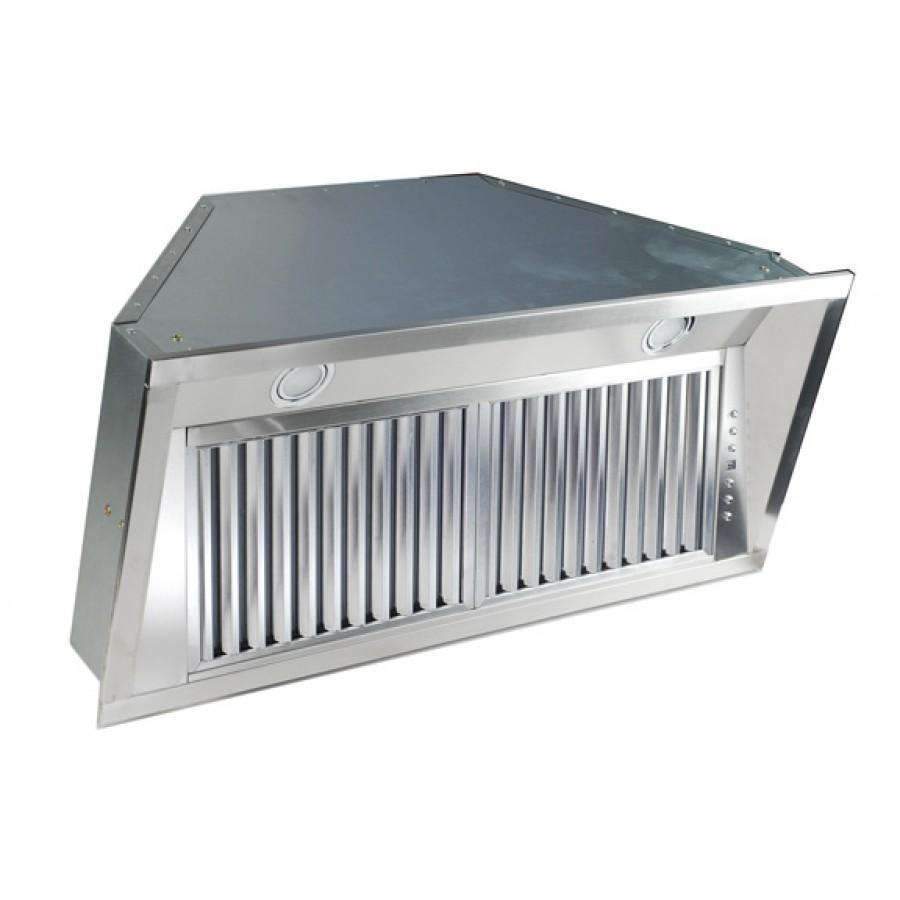 ZLINE 28-Inch Ducted Wall Mount Range Hood Insert in Stainless Steel (695-28)