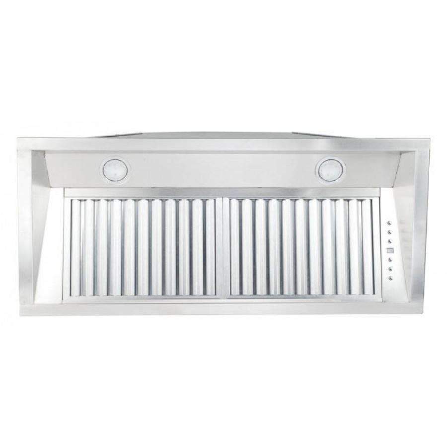 ZLINE 28-Inch Ducted Wall Mount Range Hood Insert in Stainless Steel (695-28)
