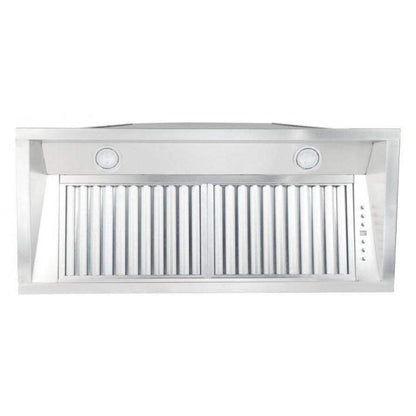 ZLINE 28-Inch Ducted Wall Mount Range Hood Insert in Stainless Steel (695-28)