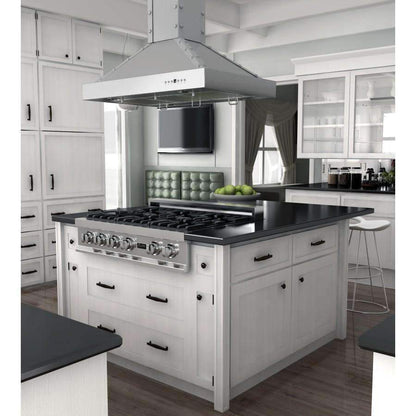 ZLINE 30-Inch Designer Series Stainless Island Range Hood (KB2i-4SSXS-30)