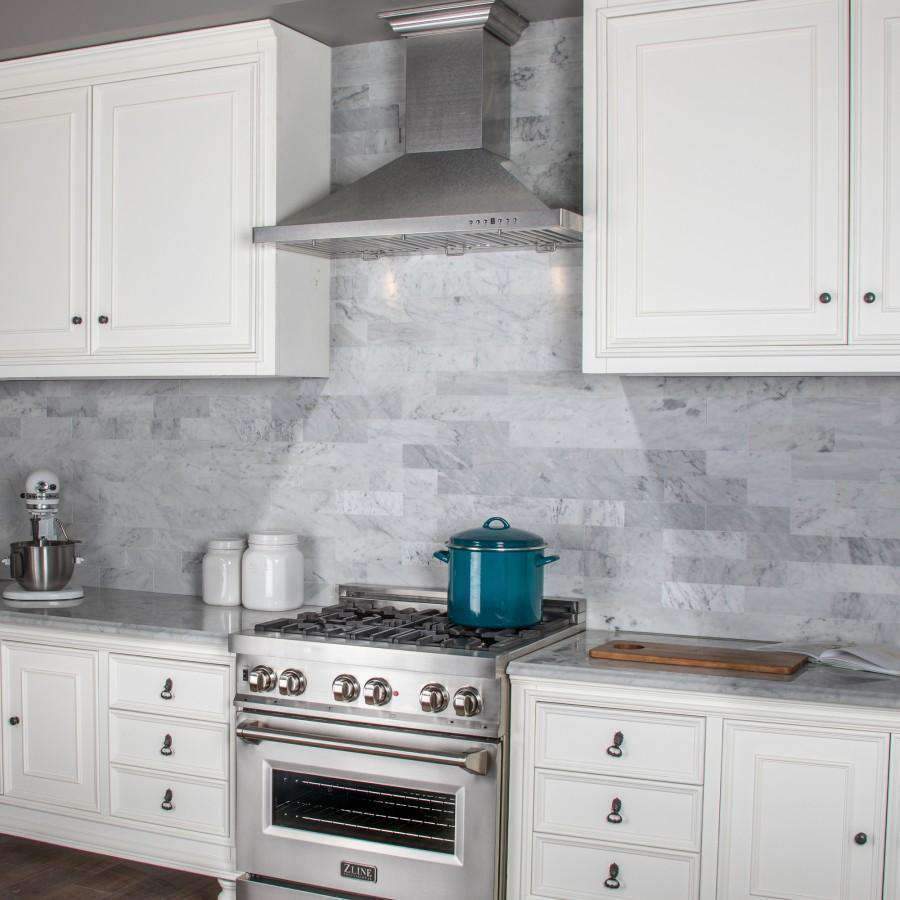 ZLINE 30-Inch Satin Stainless Steel Wall Mount Range Hood (8KBS-30)