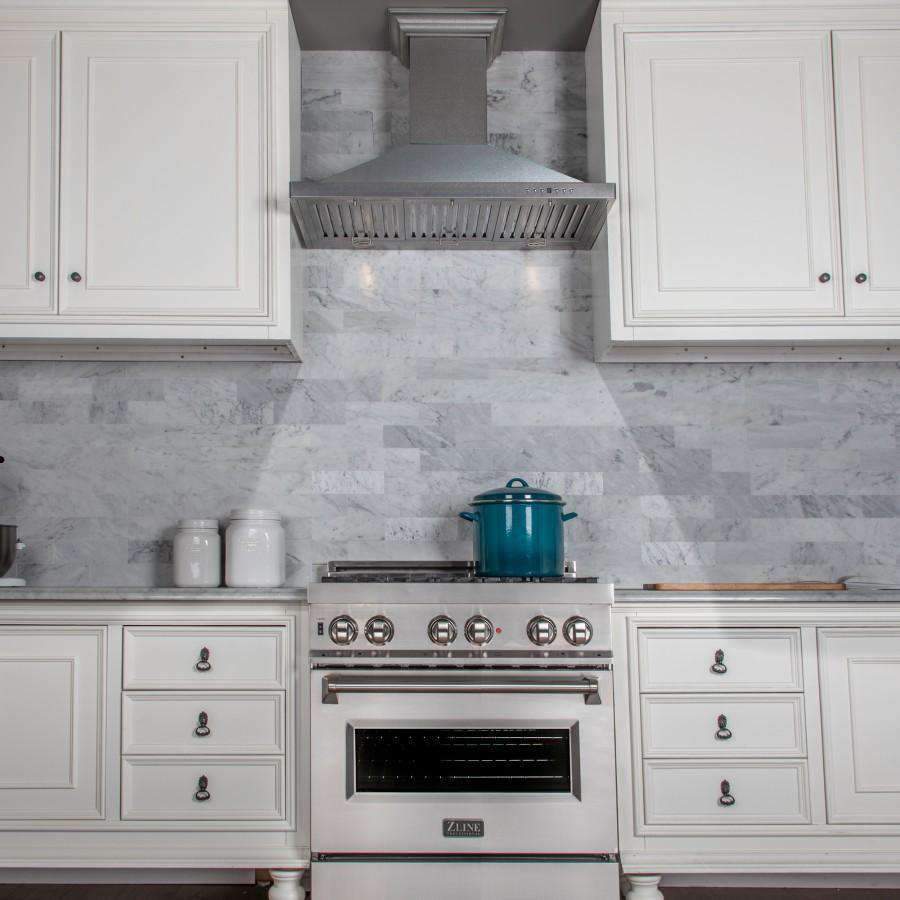 ZLINE 30-Inch Satin Stainless Steel Wall Mount Range Hood (8KBS-30)