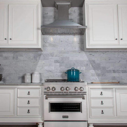 ZLINE 30-Inch Satin Stainless Steel Wall Mount Range Hood (8KBS-30)