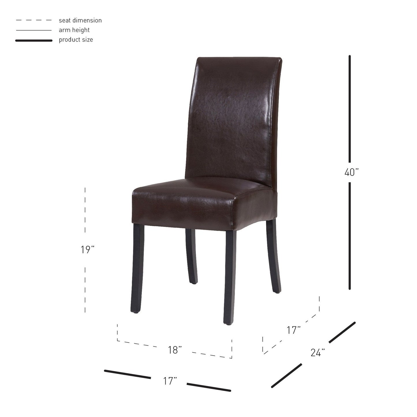 New Pacific Direct Valencia Bicast Leather Chair, (Set of 2) -  108239-01