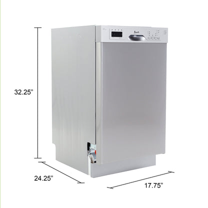 Avanti 18" Built In Dishwasher - DWF18V0W